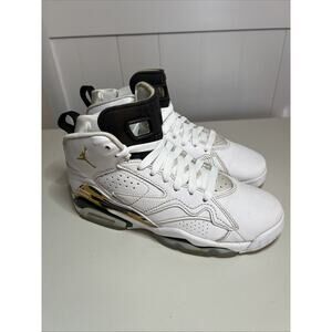 Size 5.5Y - Jordan MVP White Yellow Ochre (GS)